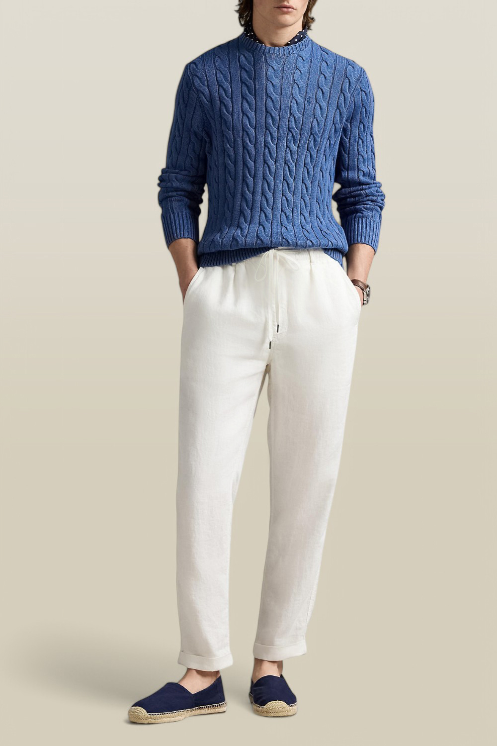 תמונת כל הלוק של סריג כותנה POLO RALPH LAUREN